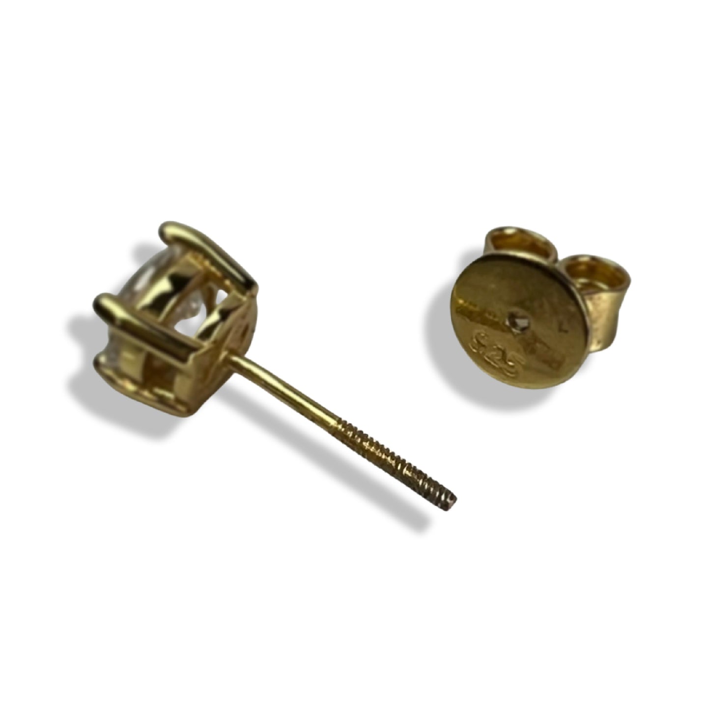 High-Quality Moissanite Earrings with Cremation Ashes or Breast Milk Powder