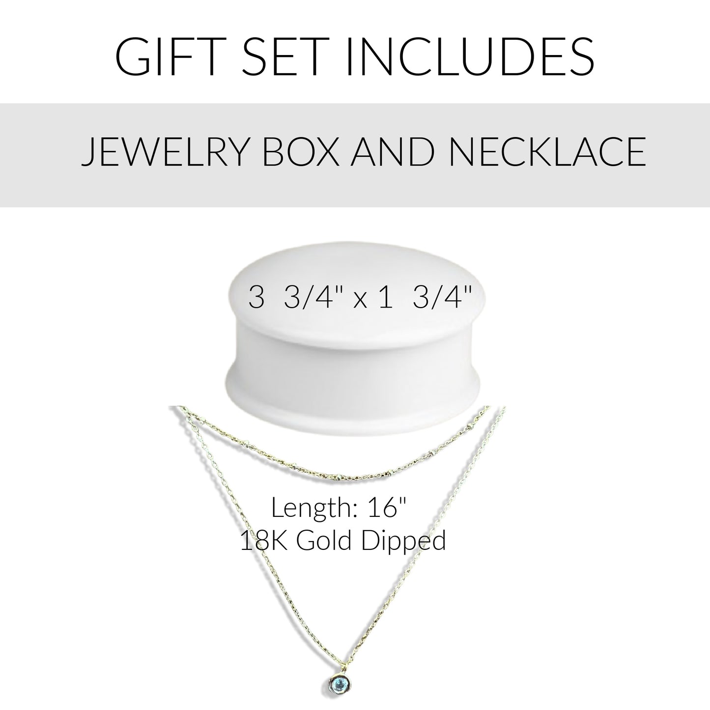 MEMORIAL NECKLACE GIFT SET